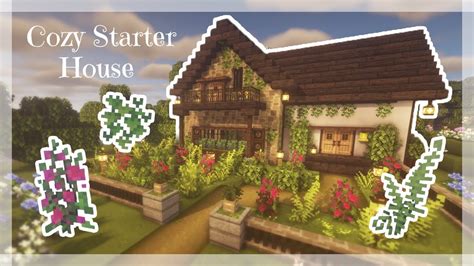 Minecraft Fairy Dark Academia Starter House 🍄🌿 M