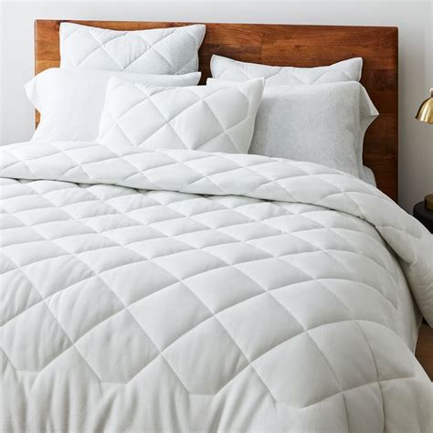 Cotton Cloud Jersey Comforter & Shams West Elm