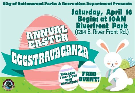 Cottonwood Eggstravaganza Event and Easter Hours - Signals AZ