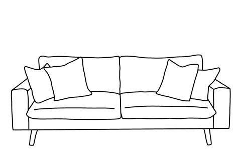 Couch Drawing Reference