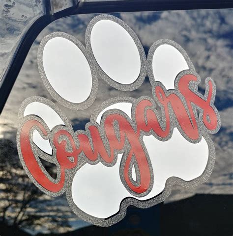 Cougars Decal - Etsy