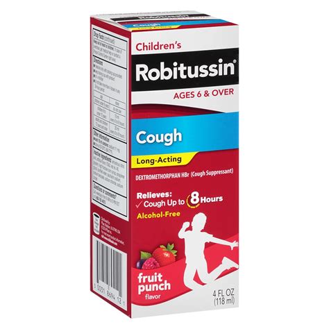 Cough Suppressant (Robitussin) Child Dosage Chart St.