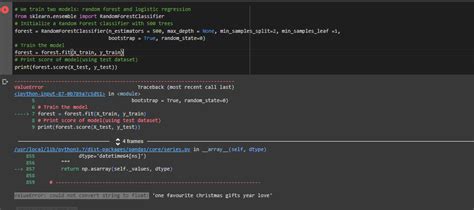 Could not convert string to float sklearn random forest.  Here's my code: # Import necess...