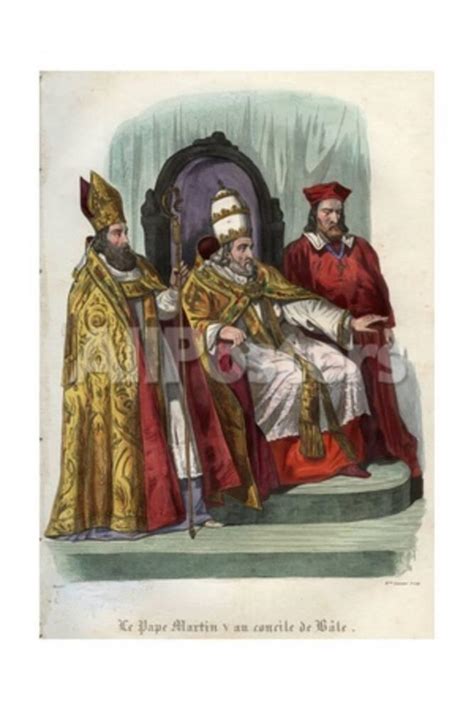 Council of Basel 1431-45 A.D. Council Fathers - Papal