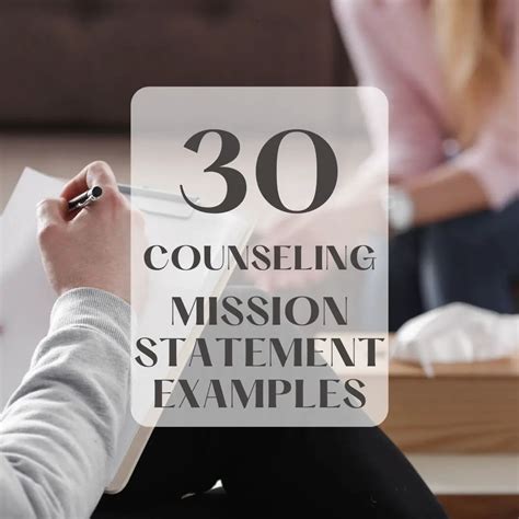 OUR COUNSELING MISSION STATEMENT. The mission