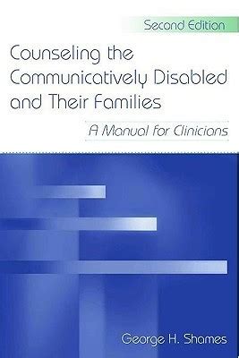 Counseling the communicatively disabled and their families a manual for clinicians second edition. - A handbook on international wilderness law and policy.