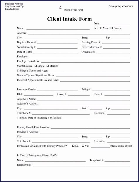 Counselling Intake Form Pdf Form Resume Examples l6YN7wWyV3