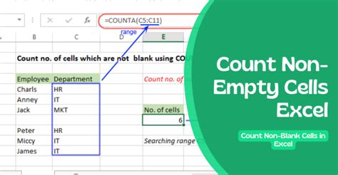 Count Blank or Empty Cells in Excel