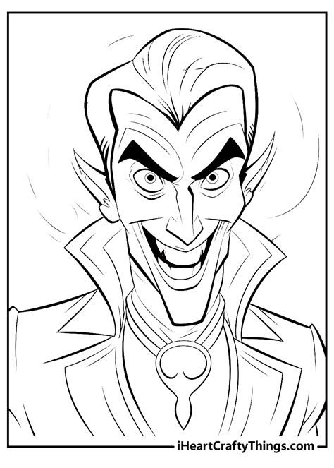 Count Dracula Coloring Pages