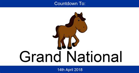 Countdown To Grand National Days Until Grand National