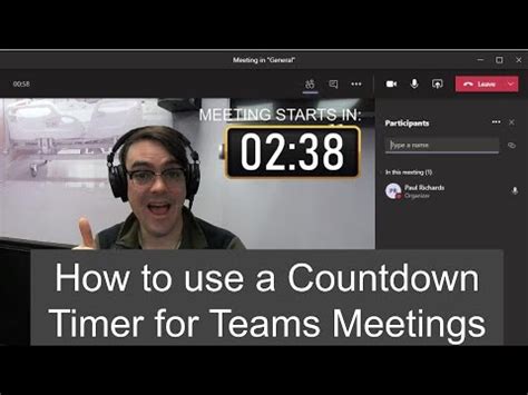 Countdown teams meeting. .