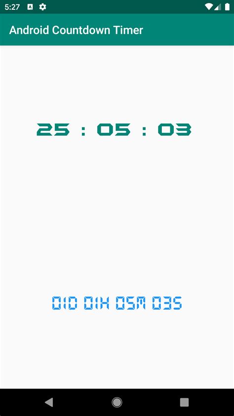 Countdown timer java android.  Totally Free! Easy To use repeats or loops ...