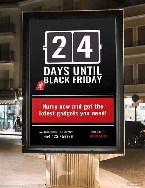 Countdown to Event Digital Signage Template