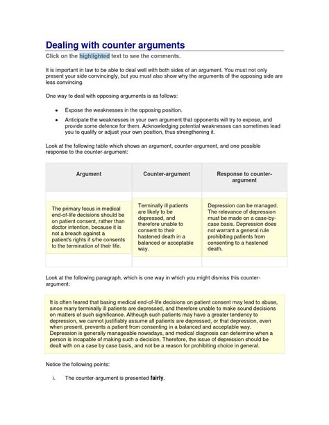 Counter argument - Presentation by Belen Fagundez - Issuu