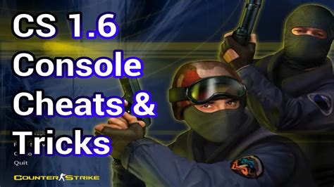 Counter strike 1.6 codes for console. 6 console cheats/tricks. 6-server-setup / setup-cs16-se...