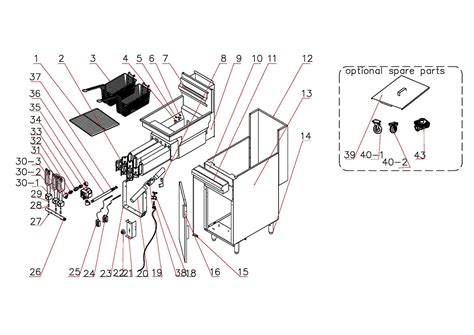 Countertop Gas Fryers Parts - Gas Equipment Parts