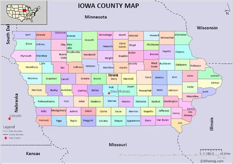 Counties in Iowa