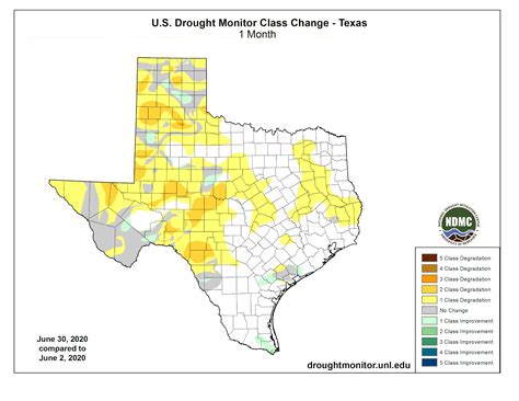 Counties with the worst droughts in Texas