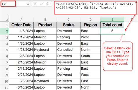 Countifs text.  Follow this step-by-step guide to analyze data based on text...