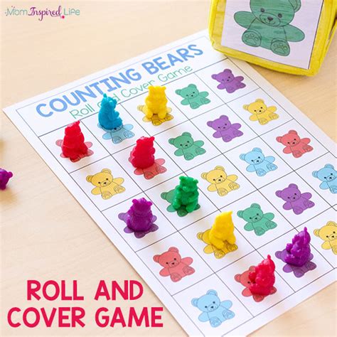 Counting Bears Math Game And Activities