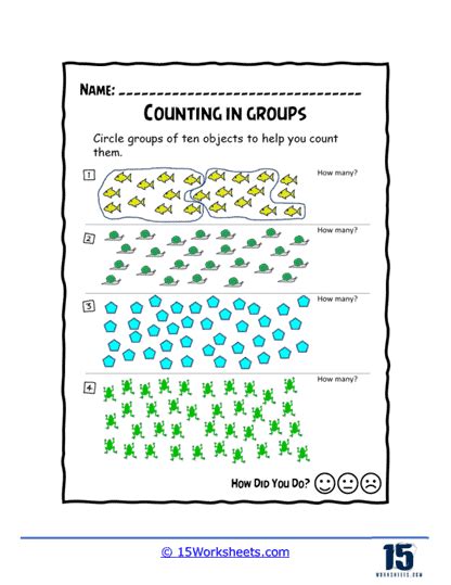 Counting in Groups Worksheets 15 Worksheets com Worksheets Library