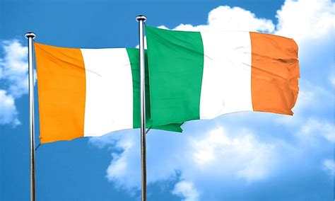 Countries with similar flags.  Ireland - Ivory Coast Cuba - Puerto Rico - Ur...