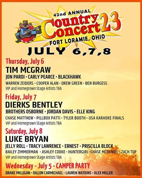 Country Concerts in Alabama 2024 Schedule & Tickets