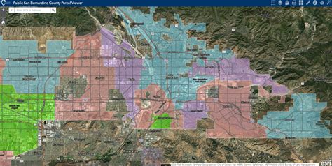 The geographic information available by and through San Bernardino County ("County") and the San Bernardino County Flood Control District ("District") is presented as a public resource of general information. The information may include both map data and data provided by the District and the County's Department of Public Works.. 