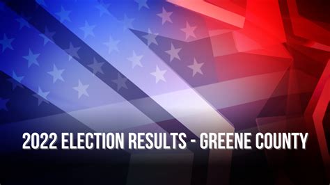 CountySuite Elections Results - Greene County, …