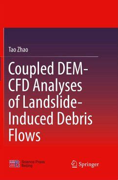 Coupled DEM-CFD analyses of landslide-induced debris flows