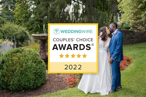 Couples choice. How can I qualify to win a WeddingWire Couples’ Choice Award®? Vendors in good standing who have collected a minimum of 7 reviews on WeddingWire between January 1, 2023 at 12:00 A.M. CST - December 31, 2023 at 11:59 P.M. CST with a 4.5+ rating average across these reviews will win. For more information, visit our awards policy here. 