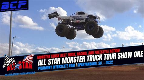 MONSTER TRUCKZ features EXTREME TOUR, MAYHEM TOUR, CHAOS TOUR and MIKEY MAYHEM; has grown into one of the largest national touring Monster Truck shows in the world. ... The Pit opens 2 hours prior to show and be sure to visit the Kids Fun Zone where everyone can Ride in a Real Monster Truck, play on a big truck slide or in a …. 