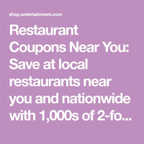 Coupons restaurants near me. Things To Know About Coupons restaurants near me. 