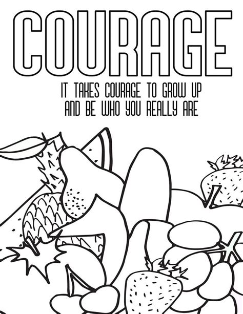 Courage Coloring