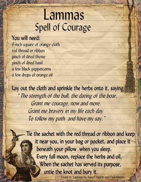 Courage Spell Sacred Wicca