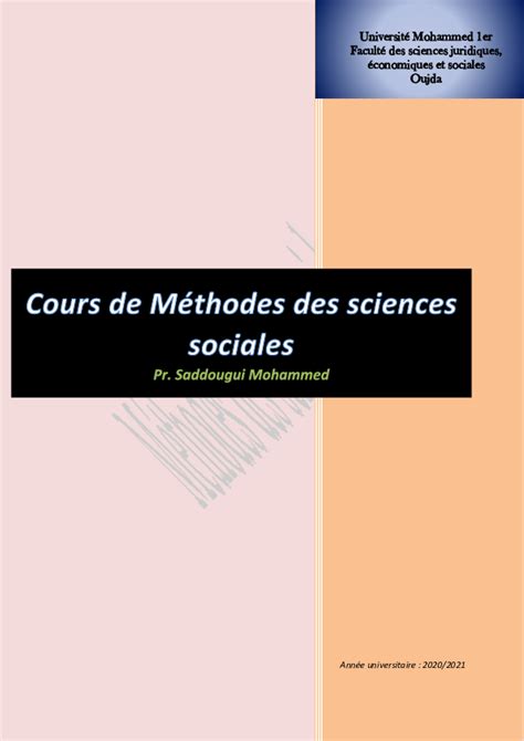 Cours de méthodes des sciences sociales. - Przestępstwo ciągłe w polskim prawie karnym.