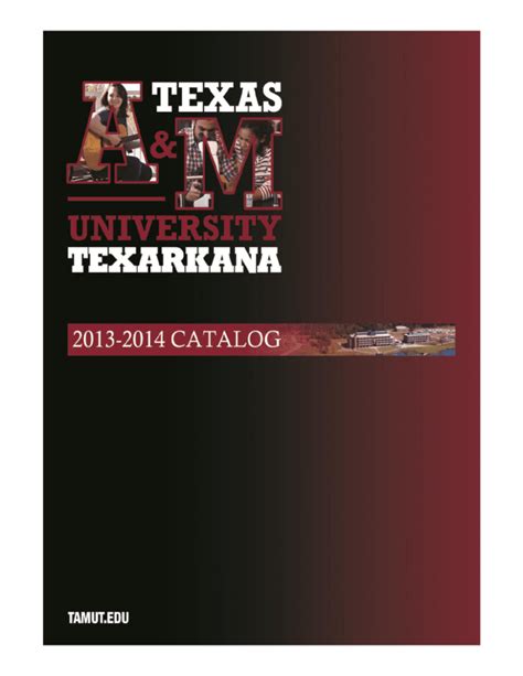 Course Catalog Texas A&m