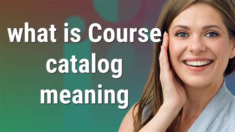 Course Catalog YouTube