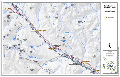 Course Description — Lake Louise to Banff Loppet and Relay