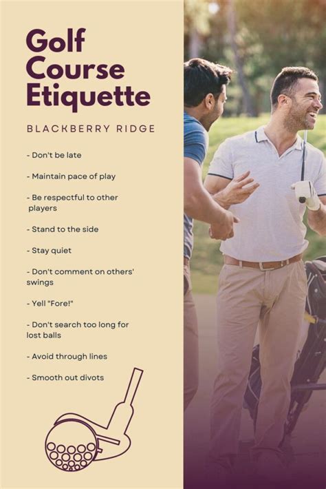 Course Etiquette Course Rules & Golf Dress Code Stoke by Nayland
