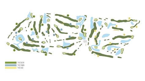 Course Layout Deer Run Golf Course