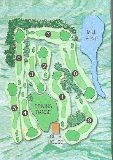 Course Map Mill Race Golf Course