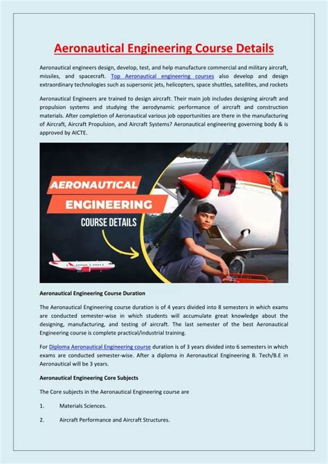Course Name Aeronautical Engineering, Astronautical Engineering.