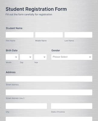 Course Registration Form Template Jotform