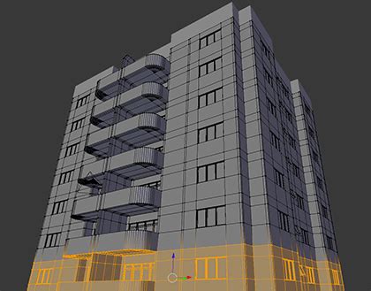 Course about architectural modeling with Blender