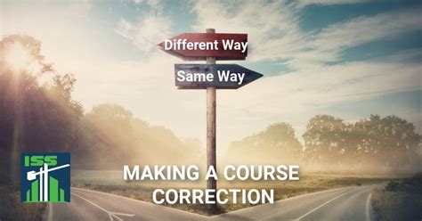 Course correction 
