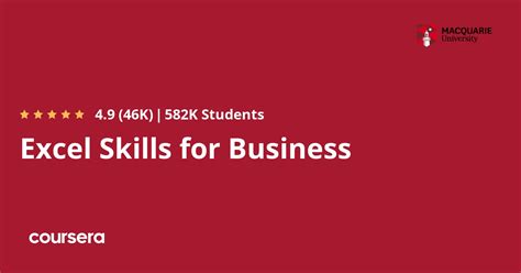 Coursera excel for beginners.  Offered by Macquarie University.  See full list on clas...