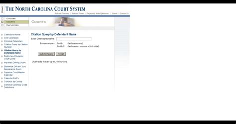 Court Calendars Nc Time Table