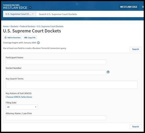Court docket search by name.  Case information may be obtained in pers...