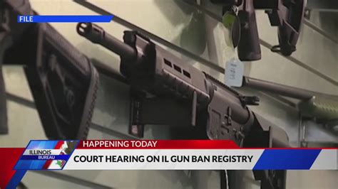 Court hearing today on Illinois Gun Ban Registry